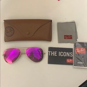 Ray-bands Aviators Pink